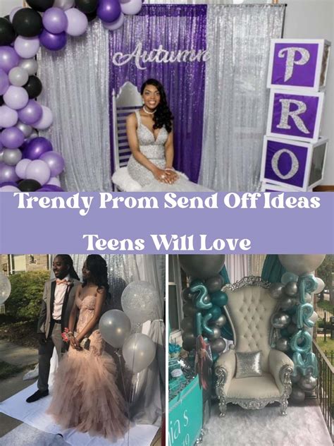 prom party prom send off ideas|prom send off setup.